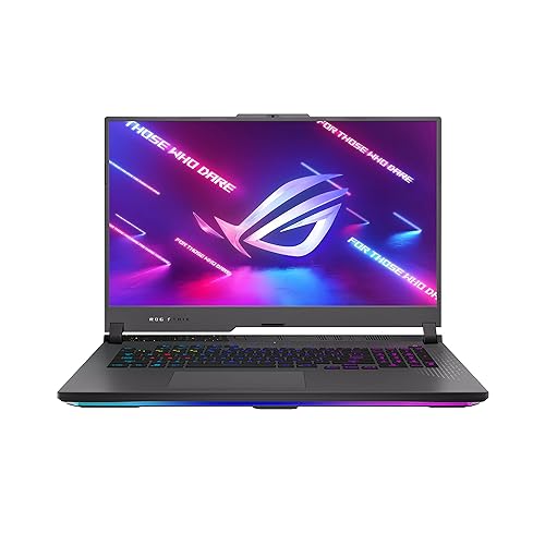 ASUS ROG Strix G17 (2023) Gaming Laptop, 17.3” FHD 144Hz, GeForce RTX 4050, AMD Ryzen 9 7945HX, 16GB DDR5, 1TB PCIe SSD, Wi-Fi 6E, Windows 11, Per-Key RGB Keyboard, G713PU-DS91-CA