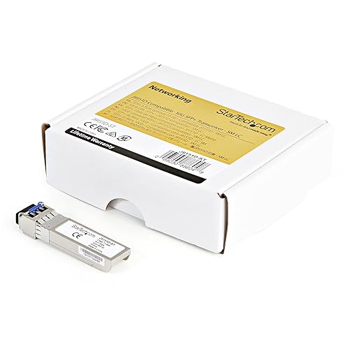 StarTech.com HPE J9151D Compatible SFP+ Module - 10GBASE-LR - 10GbE Single Mode (SMF) Fiber Optic Transceiver - 10GE Gigabit Ethernet SFP+ - LC 10km - 1310nm - DDM HPE 2540, 2920, 2930M (J9151D-ST)