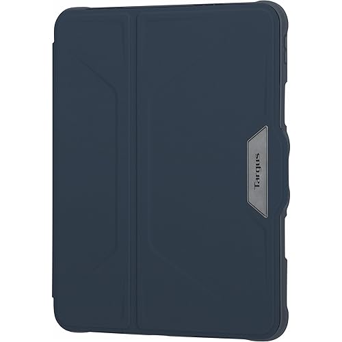 Targus Pro-Tek iPad 10th Generation Case 2022 10.9 Inch Magnetic Military Grade Drop Protection Cover, Models A2696 A2757 A2777, Blue (THZ93402GL)