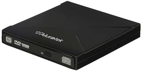 Aluratek AEOD100F USB 2.0 Ext DVD Writer