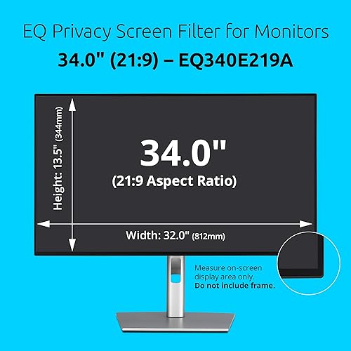 Kensington EQ Privacy Screens Filter 34 inch 21:9