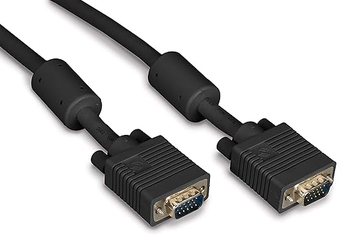 Black Box VGA Video Cables with Ferrite Core - VGA Cable - HD-15 (M) - HD-15