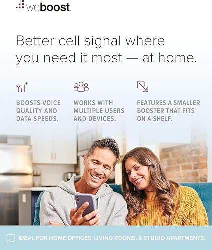 weBoost Home Studio (650166) Cell Signal Booster Kit | DIY Installation | All Canadian Carriers - Rogers, Bell, Telus & More | ISED Approved
