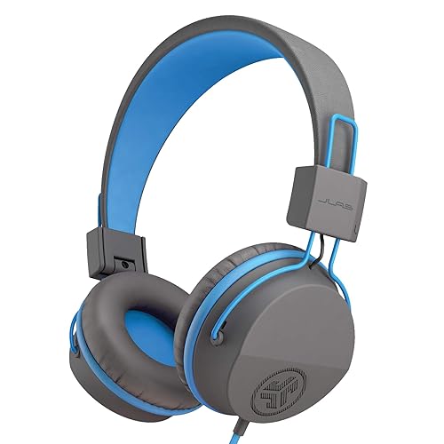 JKSTUDIOGRYBLUBOX JBuddies Over Ear Folding Headphones Bl/Gr Blue/Green