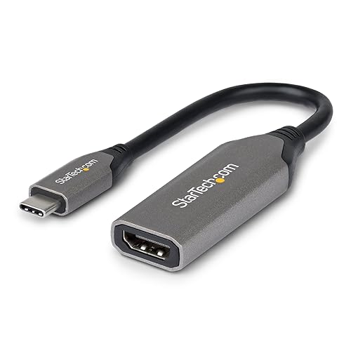 StarTech.com USB-C to HDMI Adapter, 8K 60Hz / 4K 120Hz, Thunderbolt / USB4 Compatible, USB C to HDMI 2.1 Converter