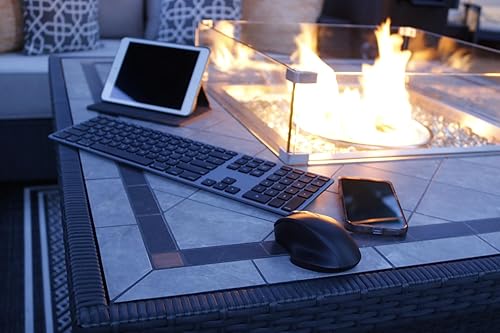 Matias The Wireless USB-C Pro Mouse - Premium PBT Material, Ergonomic Design, Long Battery Life, AES-128 Bit Encryption - Compatible with Computers, Laptops, and Chromebooks (Rechargeable)