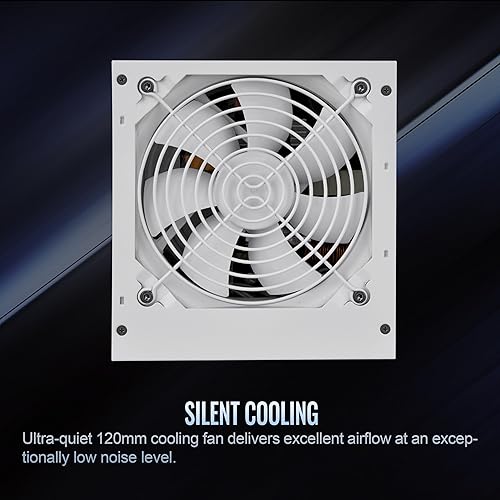 Smart W3 Series Snow Edition 80Plus Certified 700W Power Supply; ATX v3.1 Spec; 120mm FDB Fan; PS-SPW-0700NNFAWU-W; 5 Year Warranty