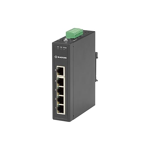 BLACK BOX CORPORATION LBH3050A 5-PORT INDUSTRIAL FAST ETHERNET
