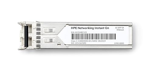 HPE Networking Instant On 1G SFP LC SX Transceiver for Connections Up to 500 Meters (R9D16A)