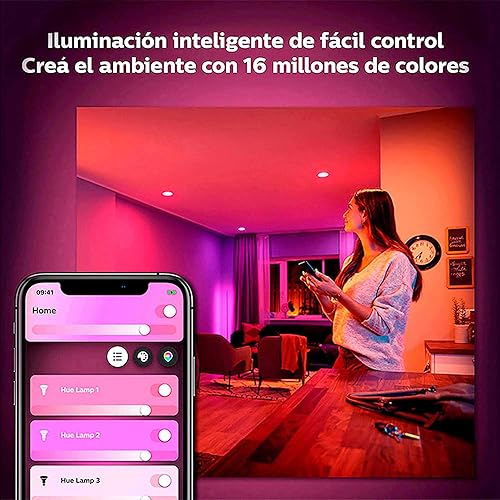 Philips Hue MR16 Smart LED Bulb White and Color Ambiance (2 Pack)