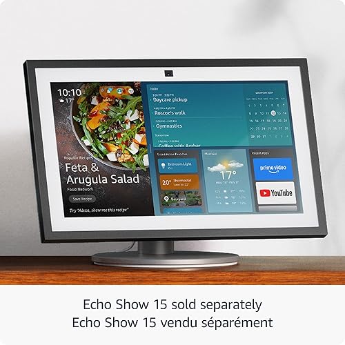 Amazon premium adjustable stand | Designed for Amazon Echo Show 15 (sold separately) Stand for Echo Show 15