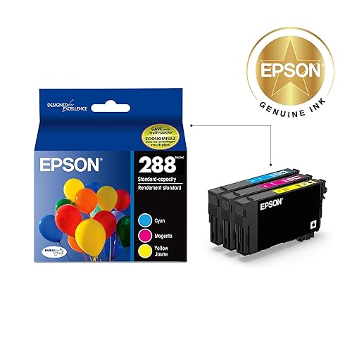 Epson 288 DURABrite Ultra Standard Capacity Cartridge Ink, Colour Combo Pack (T288520) Color Combo Pack Ink