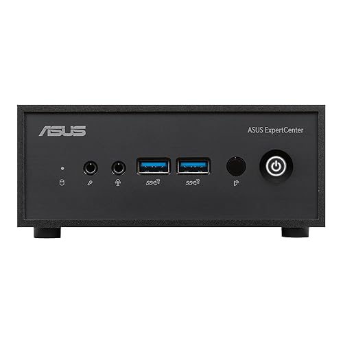 ASUS ExpertCenter PN42 Fanless Mini PC Barebone with Intel 12th gen Quad Core N100, Dual 4K Support, Dual LAN, 7 x USB, COM Port, WiFi 6E, Bluetooth, VESA Mount