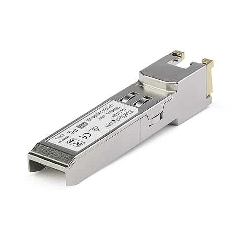 StarTech.com Dell EMC SFP-1G-T Compatible SFP Module - 1000BASE-T - SFP to RJ45 Cat6/Cat5e - 1GE Gigabit Ethernet SFP - RJ-45 100m - (SFP1GTEMCST)