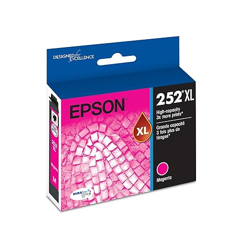 Epson T252XL320 DURABrite Ultra Magenta High Capacity Cartridge Ink Magenta Ink