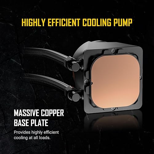 Antec Skeleton 240 ARGB Liquid CPU Cooler, 240mm Radiator, 2 x 120mm PWM ARGB Fans, Hydraulic Bearing, Copper Base, Intel LGA 115X/1200/1700/20XX, AMD AM4/AM5, Black