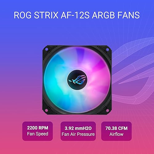 ASUS ROG Strix LC III 360 ARGB LCD All-in-one CPU Liquid Cooler - Intel® LGA 1700, 1200, 115X - AMD Socket AM4, AM5 – with 2.1 IPS LCD, Asetek’s New Gen7 v2 Pump, and Premium ROG ARGB Fans Gen III 360mm|ARGB|LCD
