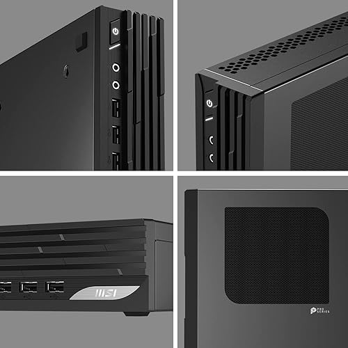 MSI PRO DP21 Desktop, Intel Core i5-13400, UHD 730, 8GB' Memory, 500GB SSD, WiFi 6 AX211, Windows 11 Home (13M-497US), Black