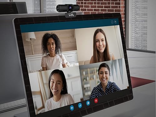 Cyber Acoustics CA Essential Super HD Webcam (WC-3000) USB Webcam, 5MP Super HD Video up to 2592x1944 at 30fps, Autofocus & Light Correction, Dual Omnidirectional Mics