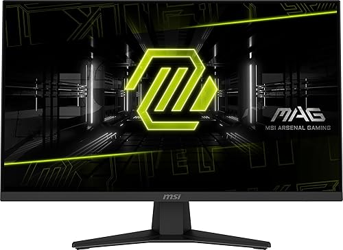 MSI MAG 274QF X24 27-inch 2560 x 1440 (QHD) Gaming Monitor, 240Hz, Adaptive-Synch, HDMI, DisplayPort, VESA Mountable, Tilt, Height Adjustable, Speaker, 0.03ms, Black