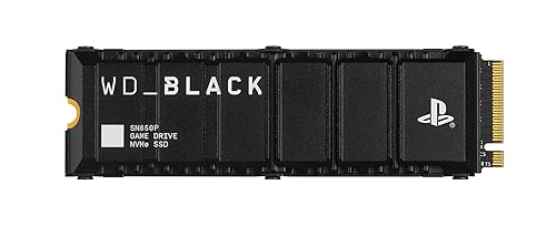 WD_BLACK 2TB SN850P NVMe M.2 SSD Officially Licensed Storage Expansion for PS5 Consoles, up to 7300MB/s, with heatsink - WDBBYV0020BNC-WRSN 2TB NEW - Up to 7,300MB/s
