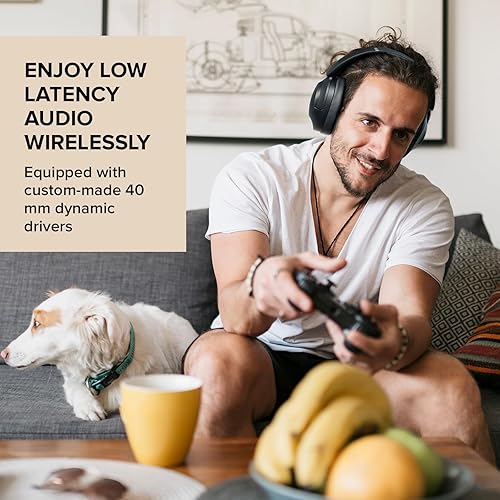 Creative Zen Hybrid 2 Wireless Over-ear Headphones, Up to 67 Hours (ANC off), Hybrid Active Noise Cancellation, Ambient Mode (Black)