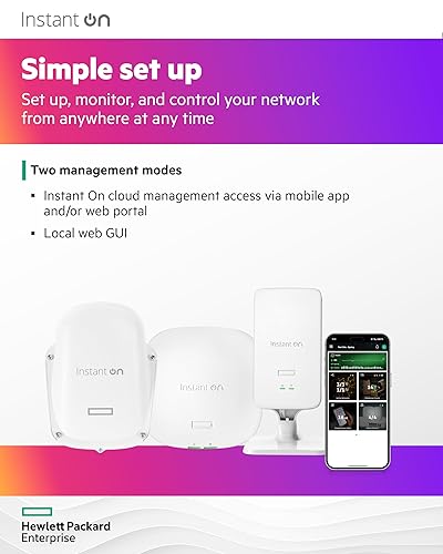 HPE Networking Instant On Access Point AP17 2x2 WiFi 5 Outdoor Wireless Access Point | Power Source Not Included | US Model (R2X10A)