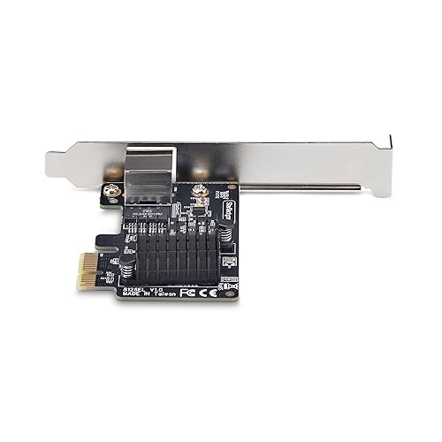 StarTech.com 1-Port 5G Gigabit PCIe Network Adapter Card, PCI Express LAN Card, Realtek RTL8126, Windows and Linux, TAA