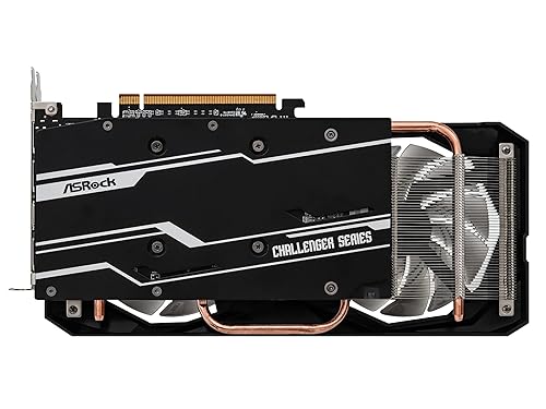 ASRock AMD Radeon RX 7600 Challenger 8GB OC GDDR6 DisplayPort HDMI 0dB Silent Cooling Graphics Card 128-bit 7680 x 4320 18 Gbps Graphics Card
