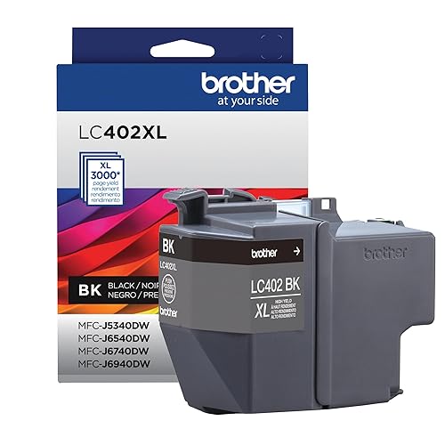 Brother Genuine LC402XLBKS High Yield Black Ink Cartridge