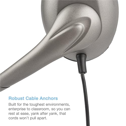 Cyber Acoustics Internet Communication USB Mono Headset & Boom Mic