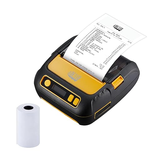 ADESSO 3 80mm Portable Bluetooth Thermal Printer - High-Speed 90mm/s, Compatible with Android, iOS, Windows - Anti-Drop, Shockproof, Water-Resistant NuPrint 320B