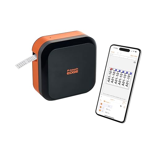 Brother PT-E720BT Portable Industrial Label Printer, Bluetooth®, Pro Label Tool App for Industrial Formats, Optional Hands-Free Accessories, Rechargeable Battery, Up to ~1-Inch Durable Labels