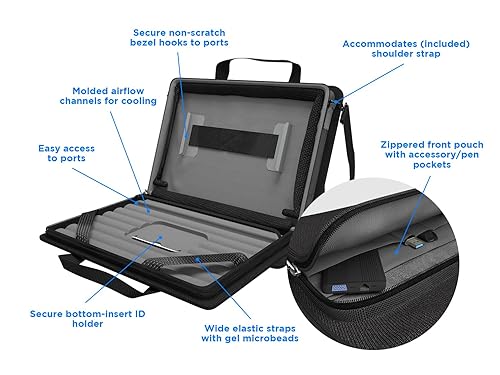 MAXCases Explorer 5 Work-In Case w/Pocket 11 (Black)