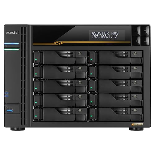Asustor Lockerstor 10 Gen3 AS6810T 10-Bay NAS System