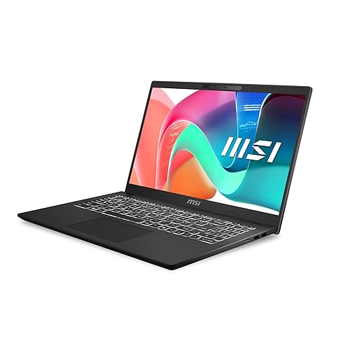 MSI Modern 15H AI C2RMTG-410CA 15.6 FHD Touchscreen Ultra Thin and Light Professional Laptop, Intel® Core™ 9-270H, ARC Graphics, 32GB DDR5 Memory, 1TB NVMe SSD, Windows 11 Home