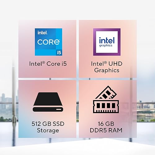 ASUS ExpertCenter D701 Desktop, Intel Core i5, 16GB DDR5 RAM, 512GB SSD, Windows 11 Pro, Bundled Wired Keyboard and Mouse, D701SER-XS503 i5 14400 16GB/512GB