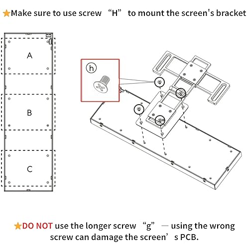 Lian Li 8.8 Universal Screen for PC - Adjustable Mounting for Any Computer Setup - Customizable ARGB Frame - PC Temperature Display Panel - LCD Screen Disply - Mini Monitor - SM088W (US88 v1 White)