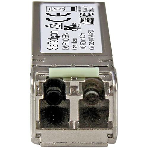 StarTech.com Juniper EX-SFP-10GE-SR Compatible SFP+ Module - 10GBASE-SR - 10GbE Multimode Fiber MMF Optic Transceiver - 10GE Gigabit Ethernet SFP+ - LC 300m - 850nm - DDM (EXSFP10GESRS) 300m (984ft) 10 Gbps Multi Mode Fiber