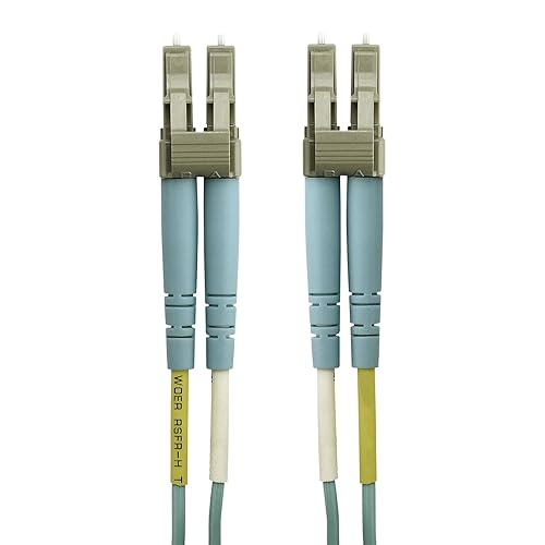 Belkin 10-Meter OM4 40/100Gb Aqua Fiber Optic Cable (F3F004 to 10M)