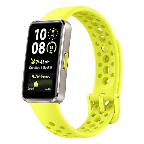 HUAWEI Band 10 Smartwatch with AI-Powered Fitness Monitoring, Pro-Level Sleep Analysis, Emotional Wellbeing Assistant, Streamlined Metallic Design, Fast Charging, Compatible with iOS Android, Green