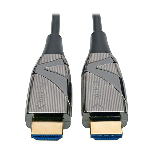 Tripp Lite High-Speed HDMI 2.0 Fiber Active Optical Cable (AOC) - 4K X 2K HDR @ 60 Hz, 4: M/Black, 50 M