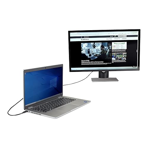 Black Box USB-C to VGA Adapter Cable, 1080p HD, 9ft