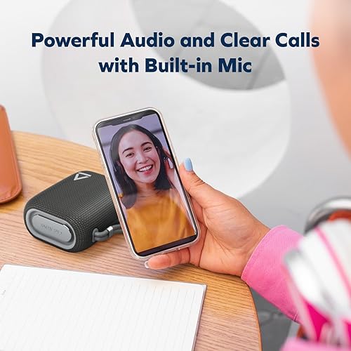 Creative MUVO Flex Portable Waterproof Bluetooth 5.3 Speaker with Auracast, Up to 10 Hours of Battery Life, IP67 Waterproof, and Powerful Bass Performance (Black)