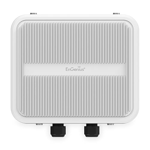 EnGenius Broadband Outdoor 5GHz Dual Radio 2x2 Access Point with N-Type Connectors (External Antenna Required)