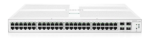 HPE Networking Instant On Switch Series 1930 48-Port Gb Smart-Managed Layer 2+ Ethernet Switch | 48x 1G | 4X SFP+ | US Cord (JL685A#ABA)