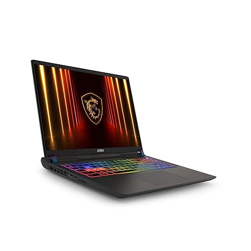 MSI Vector 16 HX AI 16” 240Hz QHD+ Gaming Laptop: Intel Core Ultra 9-275HX, NVIDIA Geforce RTX 5080, 32GB DDR5, 2TB NVMe SSD, Thunderbolt 5, Wi-Fi 7, Win 11 Pro: Cosmo Gray A2XWIG-058US Ultra 9 275HX 32 GB 2 TB RTX 5080 16 QHD+ 240Hz
