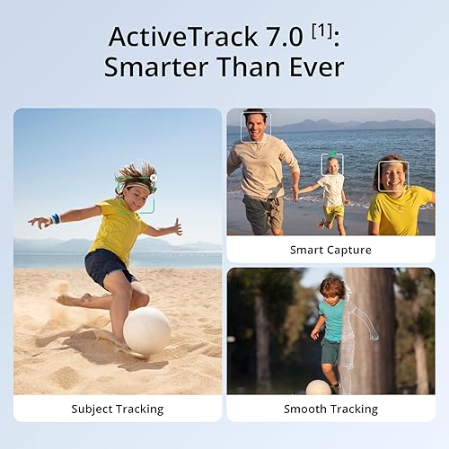 DJI Osmo Mobile 7 Gimbal Stabilizer for iPhone, Android, Built-in Tripod, Ultra-Light, Comfortable Grip, 3-Axis Phone Gimbal, ActiveTrack 7.0, ShotGuides, One-Tap Edit, 10hrs Use, Phone Charging