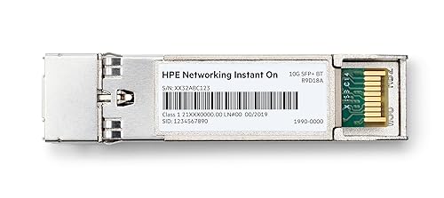 HPE Networking Instant On 10G SFP+ LC SR Transceiver for Connections Up to 300 Meters (R9D18A)