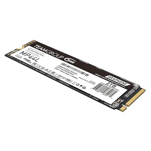 TEAMGROUP MP44L 2TB SLC Cache NVMe 1.4 PCIe Gen 4x4 M.2 2280 Laptop&Desktop SSD (R/W Speed up to 4,800/4,400MB/s) TM8FPK002T0C101 2tb Swift